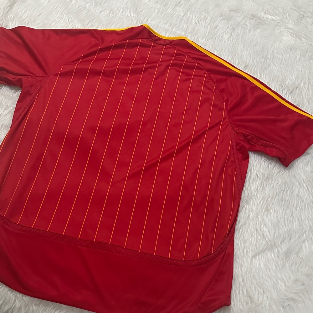 Adidas Red and Yellow Men's Jersey - Picture 9 of 10